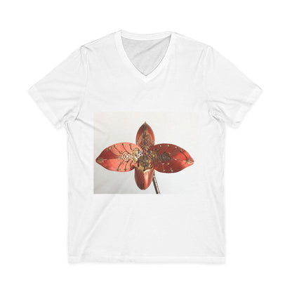 Unisex Jersey Short Sleeve V-Neck Tee